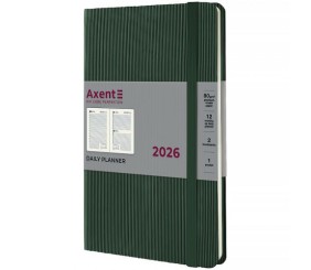 Щоденник 2026 Partner Lines, 145*210, темно-зелений