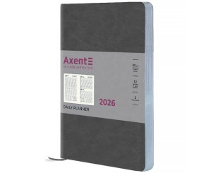 Щоденник 2026 Partner City Soft, 145*210, сірий