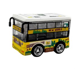 Автобус металевий інерційний, (ЖОВТИЙ)