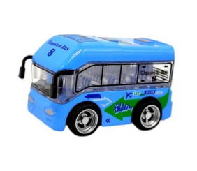 Автобус металевий інерційний, (БЛАКИТНИЙ)