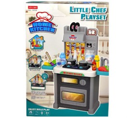 Кухня з посудом (батар.муз.світ.пар.тече вода) ВИД 2