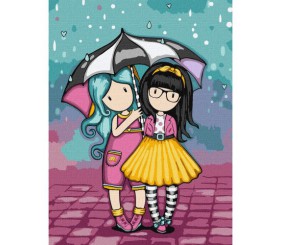 Картина за номерами "Look-Be Kind Santoro Gorjuss Collection" 30х40 см