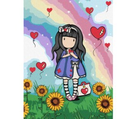 Картина за номерами "Be Kind To Yourself Santoro Gorjuss Collection" 30х40 см