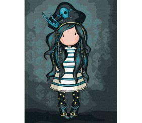 Картина за номерами "Black Pearl Santoro Gorjuss Collection" 30х40 см