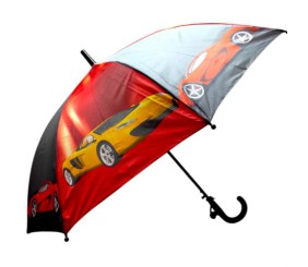 Дитяча парасолька Машинки (ЧОРНИЙ)