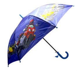 Дитяча парасолька МОТОЦИКЛ (БЛАКИТНИЙ)