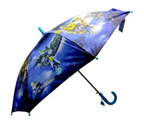 Дитяча парасолька ТРАНСФОРМЕРИ (БЛАКИТНИЙ ВИД 2)