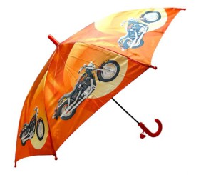 Дитяча парасолька (ЧЕРВОНА) З (МОТОЦИКЛОМ)