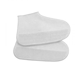 Бахіли на взуття водостійкі, (розмір S 26-34) (силікон) (БІЛІ)