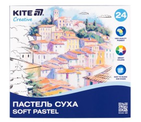 Пастель суха, 24 кольори Creative