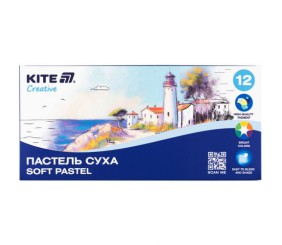 Пастель суха, 12 кольорів Creative