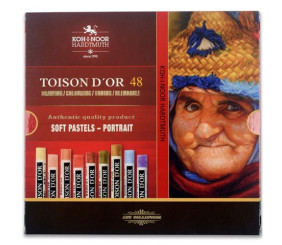 Крейда-пастель T.D'OR, 48 шт., Portrait