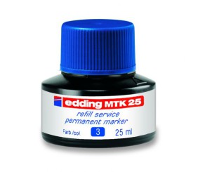 Чорнило для заправки Permanent e-MTK25 синє