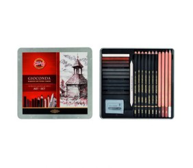 Набір художній GIOCONDA 8899, 24 предмети, мет.уп.