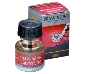 Туш художня, 20г, срібна