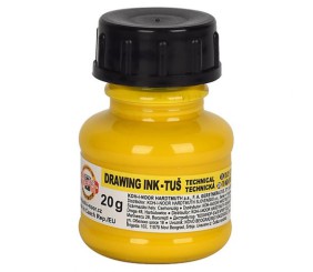 Туш для креслення, 20г., жовта