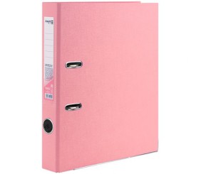 Папка-реєстратор одност. PP 5 cм, зібрана, Pastelini, рожева