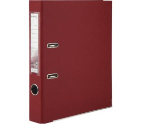 Папка-реєстратор одностор. PP 5 cм, зібрана, вишнева