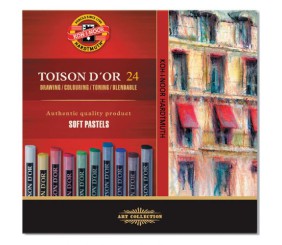 Крейда-пастель TOISON D'OR, 24 кол.