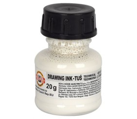 Туш для креслення, 20г., біла