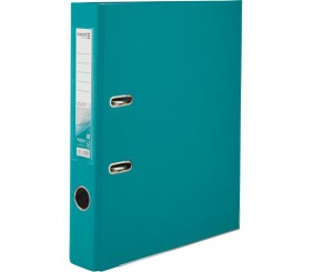 Папка-реєстратор одностор. PP 5 cм, зібрана, бірюзова