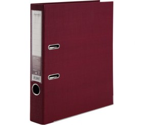 Папка-реєстратор двост, Prestige+ 5cм, зіб, бордова