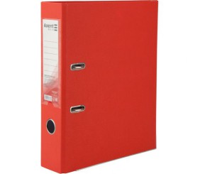 Папка-реєстратор одностор. PP 7,5 cм, зібран, черв
