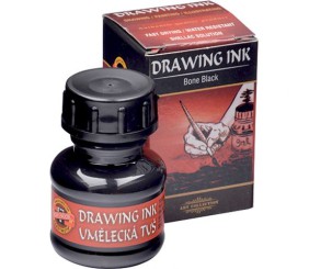 Туш художня, 20г, bone black/вугольн. чорн