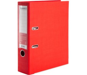 Папка-реєстратор двост, Prestige+ 7,5cм, зіб, червона