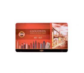 Набір художній GIOCONDA 8891, 39 предметів,мет.уп.