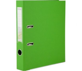 Папка-реєстратор двост. PP 5 cм, зібрана, салатова