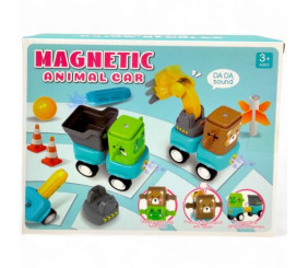 Магнітний конструктор, рухомі елементи, тріскачка, в коробці (ВИД 2)