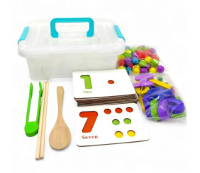 Деревʼяна іграшка (намистини картки) 20*15,5*7,7см