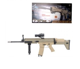 Автомат SG10-1 з гелевими пульками,акум.USB.приціл.світ.