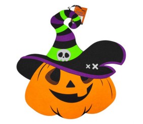 Декор з фетру 3 мм " Гарбуз пірат"