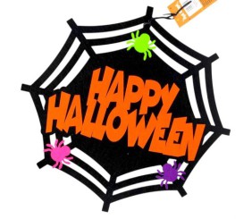 Декор з фетру "Павутина Happy Helloween" ХН-111