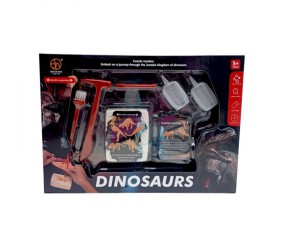 Розкопки "Динозаври" інструменти, гіпсовий брикет, в коробці