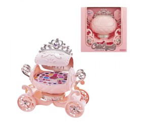 Набір косметики (тіні, помада, лак, глітери, дзеркальце)