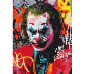Картина за номерами "Джокер у піджаку" 40х50 см