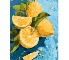 Картина за номерами "Лимонна насолода" 40*50 см
