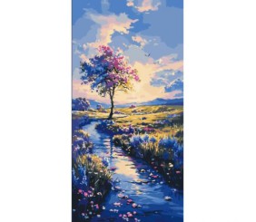 Картина за номерами "Дорога до мрії" 40*80 см