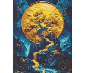 Алмазна мозаїка "Чарівне дерево" 40х50 см