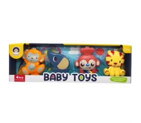 Набір брязкалець (4 штуки) в коробці