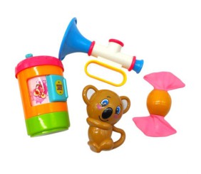 Набір брязкалець, 4 шт у пакеті