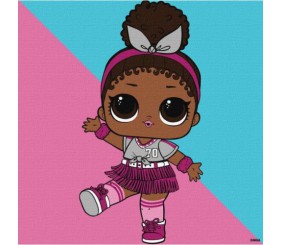 Картина за номерами "L.O.L Surprise! Game on. Foxy" 25x25см