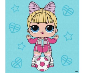 Картина за номерами "L.O.L Surprise! Game on. Suite Princess" 25x25см