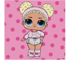 Картина за номерами "L.O.L Surprise! Game on. Flower Child" 25x25см