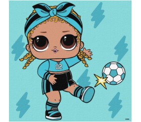 Картина за номерами "L.O.L Surprise! Game on. Kicks" 25x25см