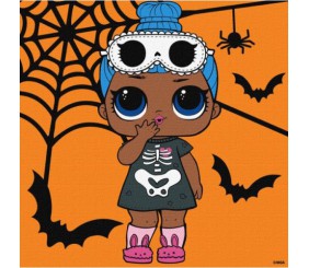 Картина за номерами "L.O.L. Surprise! Sleepy Bones" 25x25см