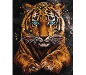 Картина за номерами "Дикий тигр" 40х50 см